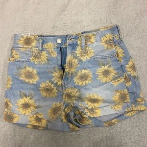AE sunflower shorts